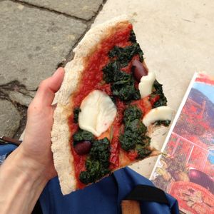 pizza at Pizzeria L'Angelo in Venice