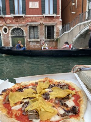 so good!  at Pizzeria L'Angelo in Venice