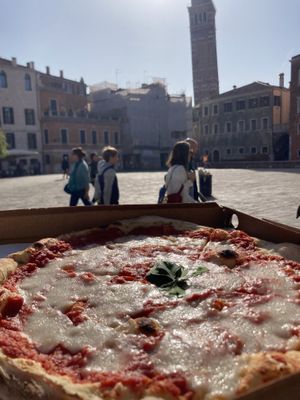   at Pizzeria L'Angelo in Venice