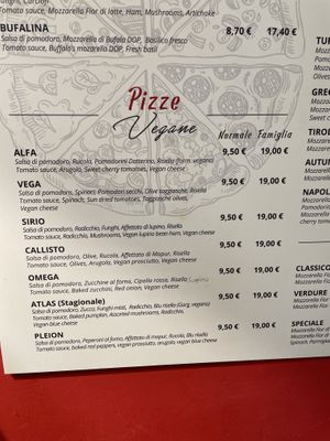   at Pizzeria L'Angelo in Venice