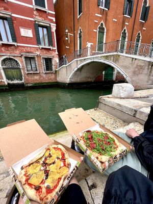   at Pizzeria L'Angelo in Venice