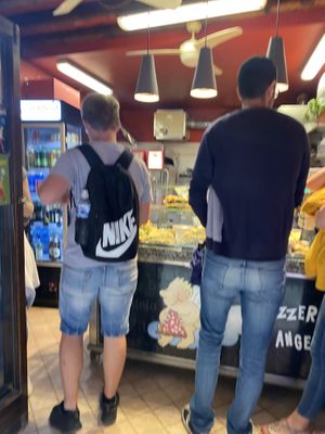 Order desk  at Pizzeria L'Angelo in Venice