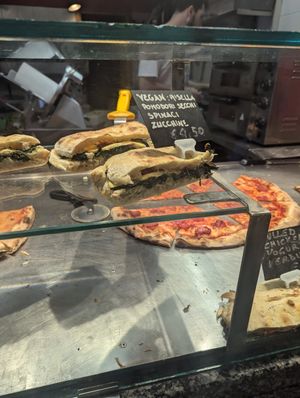 Vegan panini at Pizzeria L'Angelo in Venice