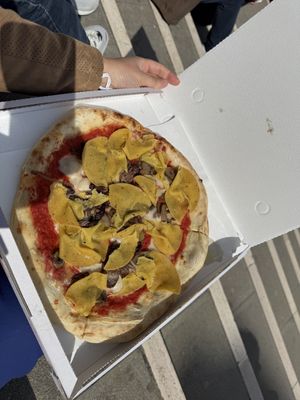 Sirio pizza  at Pizzeria L'Angelo in Venice