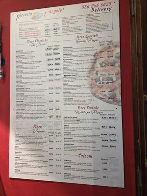 Prices improved 2025. at Pizzeria L'Angelo in Venice