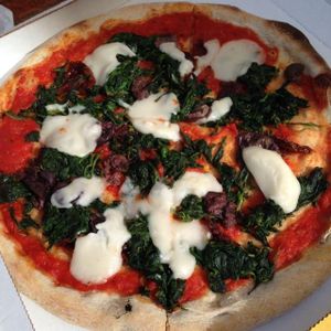 vegan pizza in venice! at Pizzeria L'Angelo in Venice