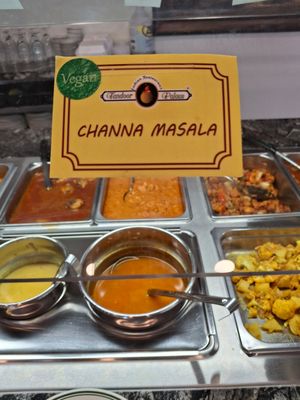 Channa masala #Veganuary at Tandoor Palace in San Antonio