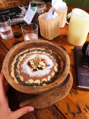 Choco smoothie Bowl at Eat.Co Brunchrie in Koh Phangan