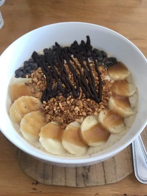Snickers smoothie bowl  at Eat.Co Brunchrie in Koh Phangan
