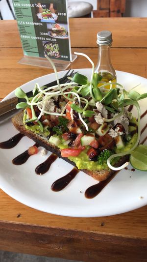 Avo toast upgrade at Eat.Co Brunchrie in Koh Phangan