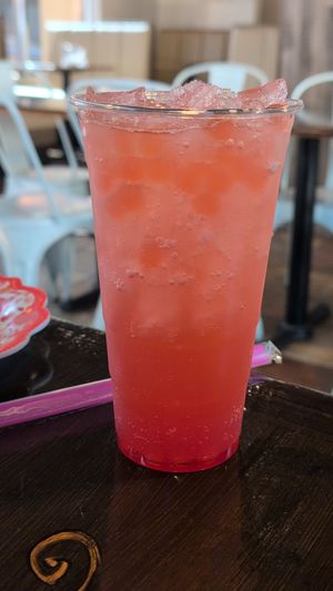 Strawberry boba at Ayara Thai Street Cafe in St Augustine