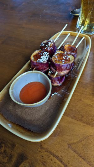 Aubergine Starter at The Cocoanut in Kingston Upon Thames