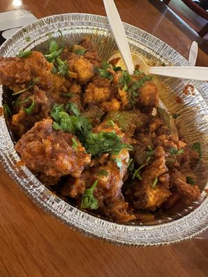 Gobi Manchurian  at Green Leaf in Framingham