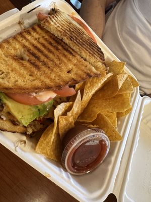 Tofu Reuben sandwich!  at Green Leaf in Framingham
