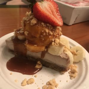 very icy banana cream pie at Green Leaf in Framingham