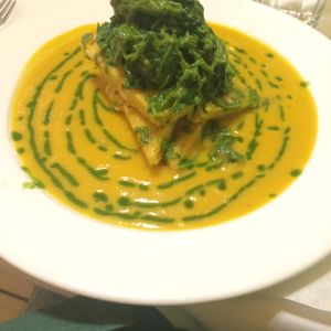 super delish polenta  at Green Leaf in Framingham