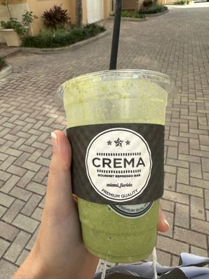 Greek Stallion Smoothie.. no honey!  at Crema Gourmet in Lauderdale-by-the-sea
