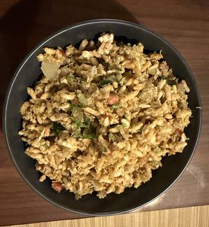 Vegan Bhel Puri  at Masala Bites in Tokyo
