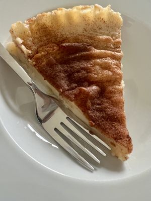 Vegan Galatopita  at Yiayias Little Kitchen @ Raigmore Motel in Inverness