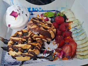 Waffles at Lekker Kitchen in Royal Wootton Bassett