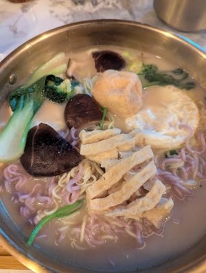 Miso Soup at Souper Hot Pot in Toronto