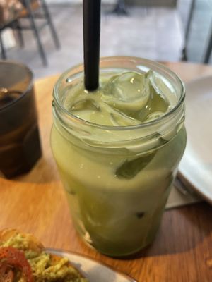 Iced soy matcha  #Veganuary at Kürtősh - Darling Quarter in Sydney
