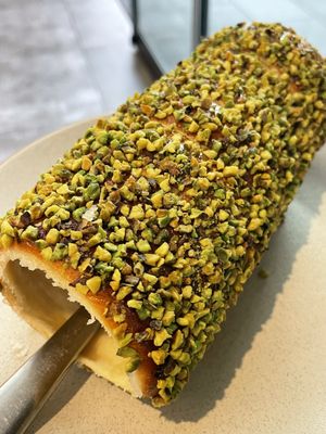 Pistachio- not my type of dessertt  at Kürtősh - Darling Quarter in Sydney