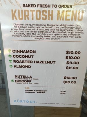 Several flavors to choose from  at Kürtősh - Darling Quarter in Sydney