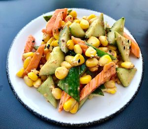 Spicy cucumber salad  at Nonya in Dubai