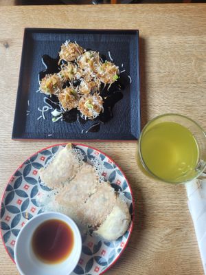 Lunch menu (vegan) at Japanischer MIttagstisch in Basel