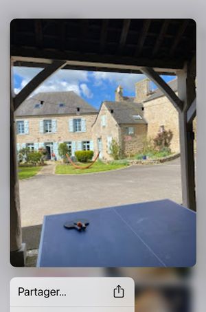 A spacious shed for bikes and cycles... and a pingpong table at Ô Jardin Sakura B&B in Val-couesnon
