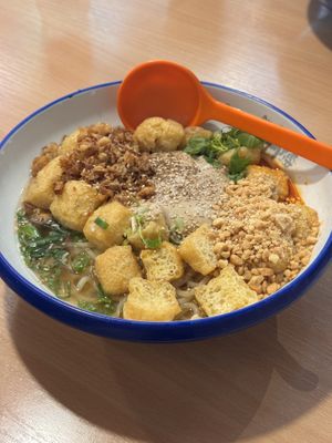 Dandan noodles with tofu  at Noodle Master - Espoo in Espoo