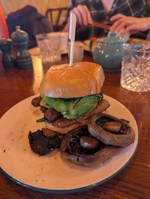 Vegan Dirty Breakfast Butty at Cosy Club in Sheffield