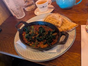 Vegan Shakshuka at Cosy Club in Sheffield