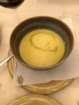 Sopa de verduras  at Golden Hour Restaurante in Elvas