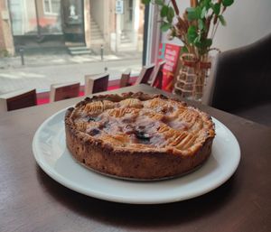 Apple Pie at Ayrışım Kitabevi Kafe in Istanbul