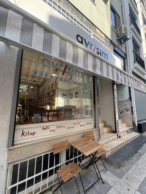   at Ayrışım Kitabevi Kafe in Istanbul