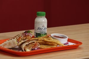 Dürüm Döner at Ayrışım Kitabevi Kafe in Istanbul