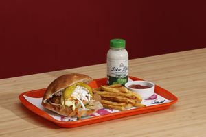 Berliner Döner at Ayrışım Kitabevi Kafe in Istanbul