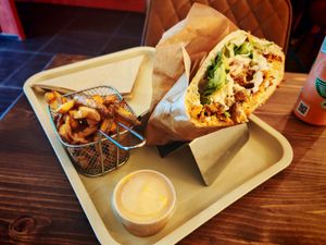 My menu vegan keban at KVB in Montpellier