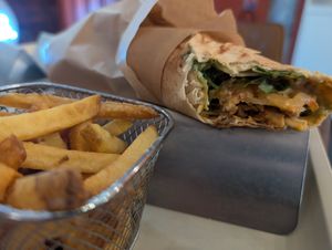 kevab galette sauce blanche et forte. TOP at KVB in Montpellier