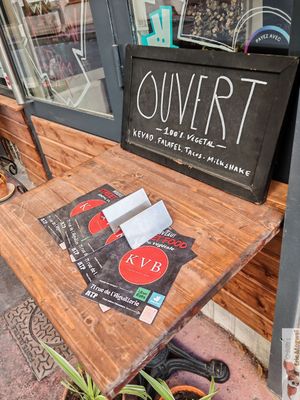 Flyers available outside ! at KVB in Montpellier
