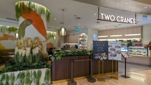 Entrance at Two Cranes in Central Singapore