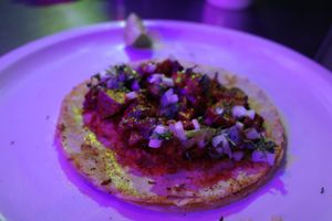 Taco Mixiote at No Suaperro in Mexico City