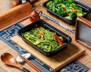 Water Lily Vegetables at Vegetsai Vegan Deli - Songshan Station B1 in Taipei