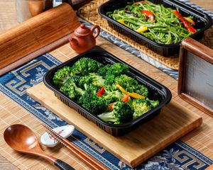 Seasonal Greens  at Vegetsai Vegan Deli - Songshan Station B1 in Taipei