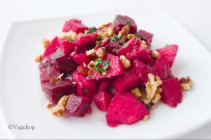 Waldorf salad at Vegehop - Remetinecki in Zagreb