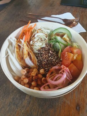 . at Prana Garden Restaurant in Siargao