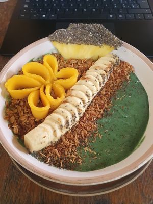 . at Prana Garden Restaurant in Siargao