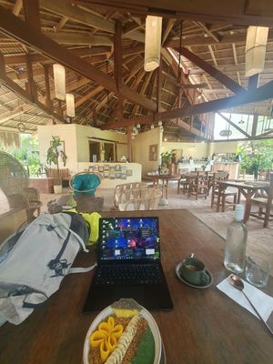 .. at Prana Garden Restaurant in Siargao